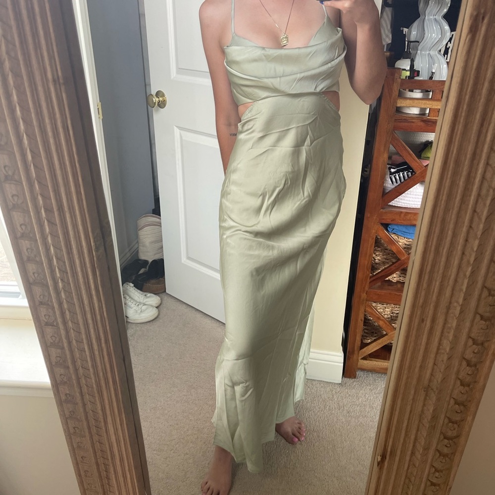 Beginning Boutique Taleah Cut Out Maxi Dress